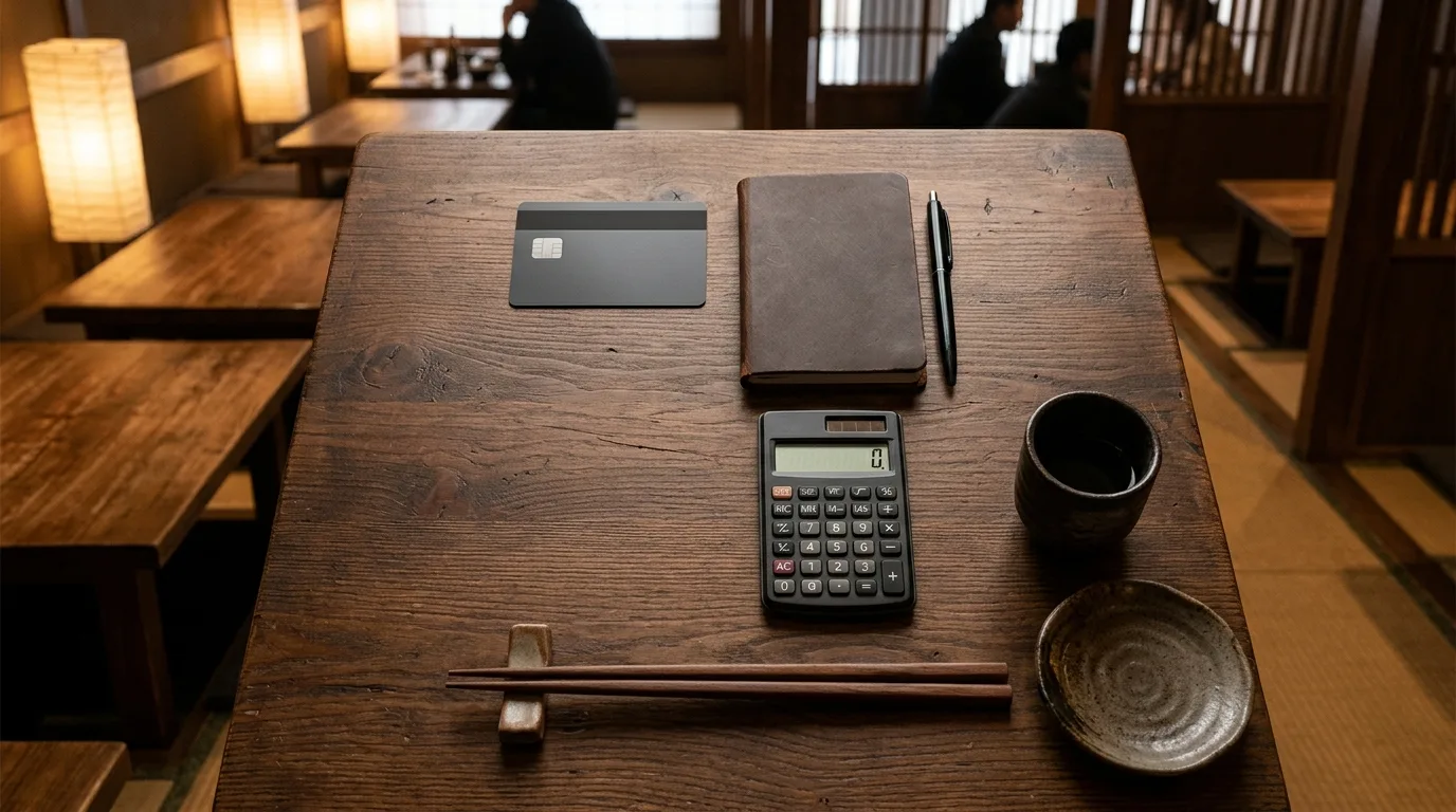 Business Card With a Fee for Japan Dining?
