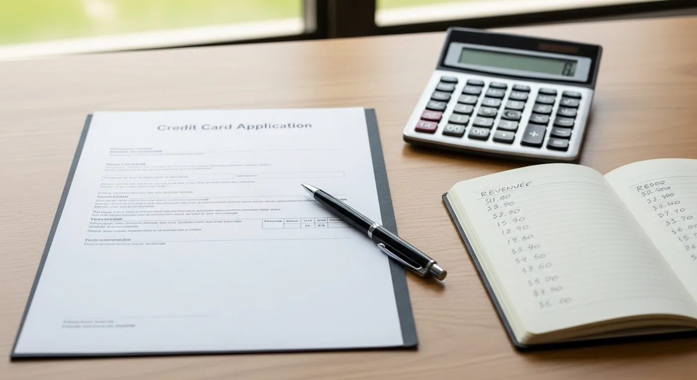 Sole Proprietor Business Card Application: Revenue and Monthly Spend